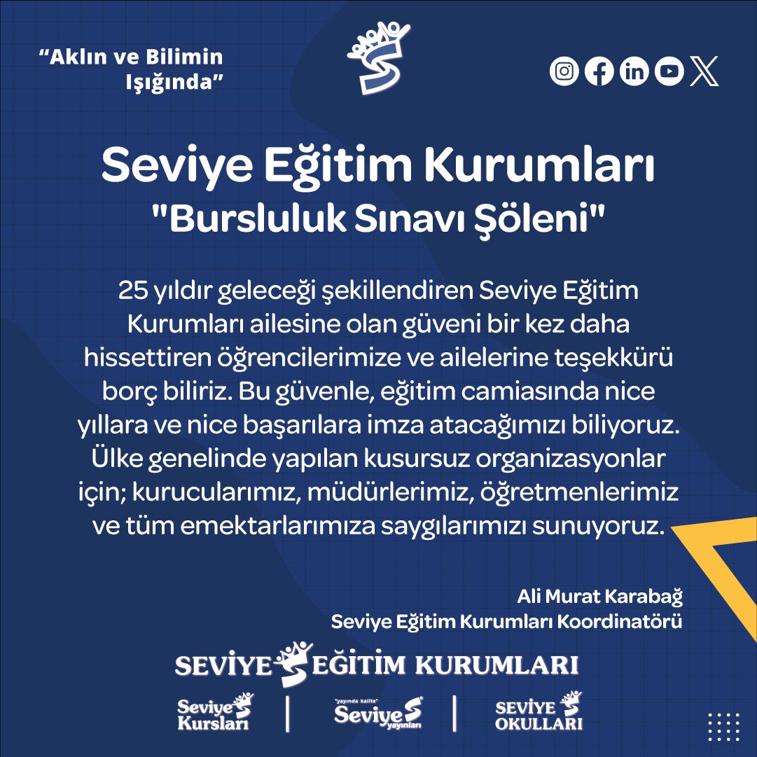 Bursluluk Sınavı Şöleni